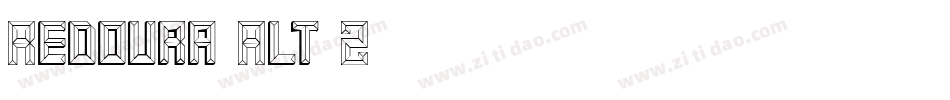 Redoura Alt 2字体转换